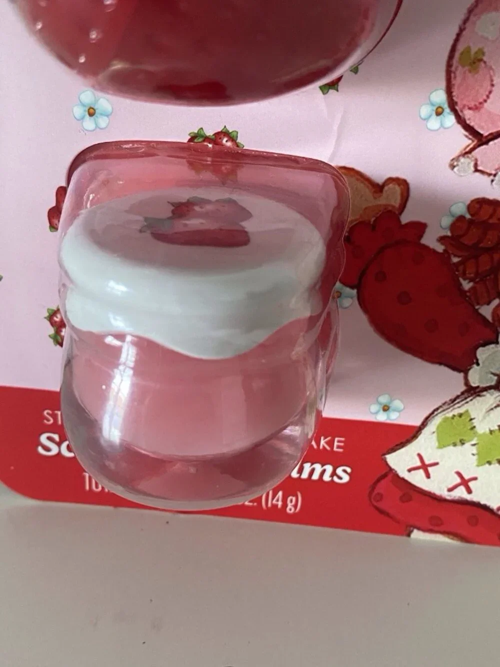 Set Of 2 Taste Beauty Strawberry Shortcake Strawberry Flavored Lip Balms NEW